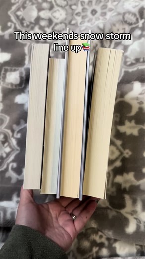 My type of preparation for the snow storm! ❄️ #booktok #fyp #readersoftiktok #bookrecommendation #tbr