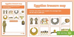 Egyptian Treasure Map Activity