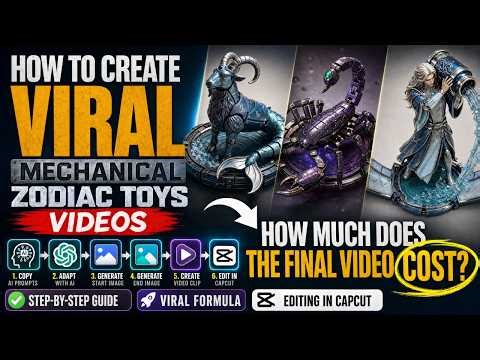 How to Create Viral AI Zodiac Videos Step-by-Step Tutorial #aivideocreation #viralvideos