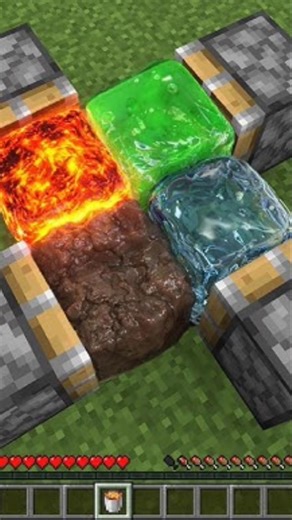 I can combine all blocks in minecraft #shorts