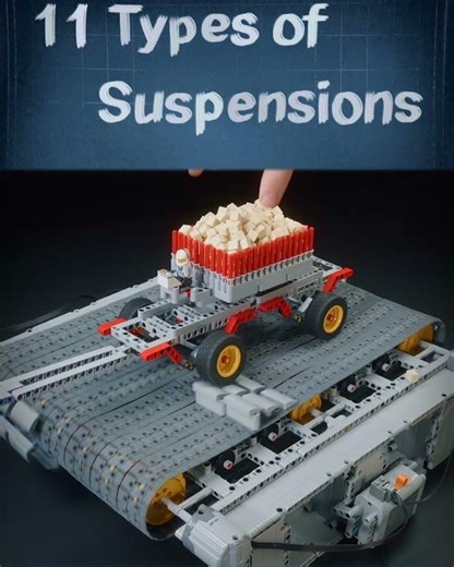 11 LEGO Suspension Systems — Test #8: Leaf Cruiser 🌿 Leaf Spring Suspension