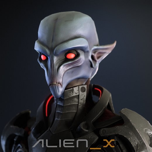Stylized Alien Character 