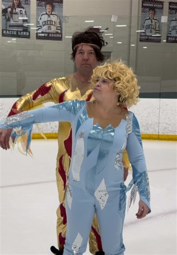 Iconic Ice Skating Scene Recreated from Classic Movie