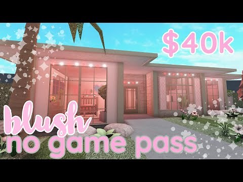 $40k *NO GAME PASS* blush home || bloxburg build