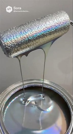 COLOR SHIFTING , Liquid Chrome Wall Paint! FIRST EVER in the WORLD!! please follow me for Details!