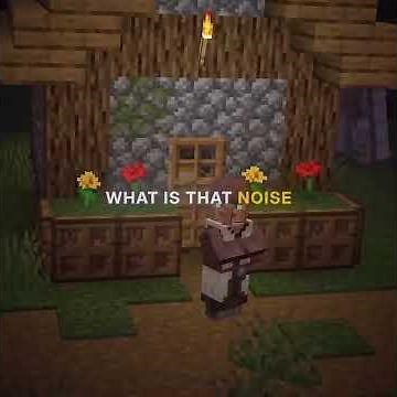 Plot-twist: The player has begun the raid 🔥#Minecraft