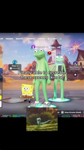 Hoppers Tom Lizard skin in Fortnite | Disney Pixar Hoppers movie scene | #fortnite #hoppers #disney #pixar