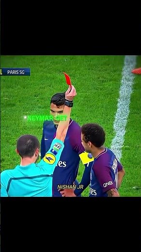 Neymar red card psg