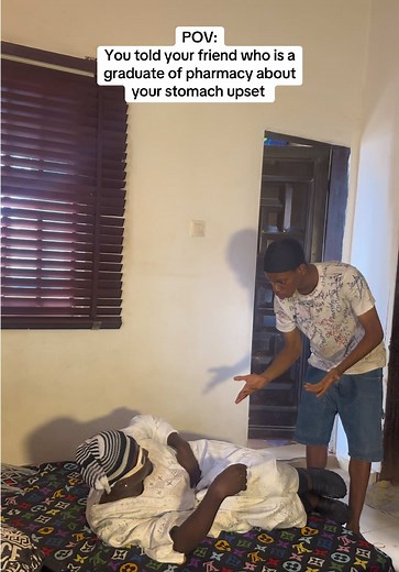 Pharmacy Graduate Friend Helps with Stomach Upset