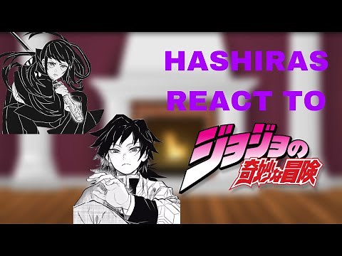 Hashiras react to JJBA // READ DESC // Smol Yeager //