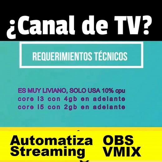 🔥🔥 Automatiza VMIX u OBS. Ahorra hasta 400 horas al año....Canal x streaming, Canal x cable o emisoras de radio AUTOMATIZA con PowerTV fácil y confiable. Clic en más info | Impacto Virtual Automatizador TV