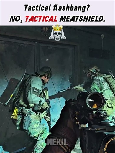 Rule #1 of Call of Duty: Never be the first one through the door.