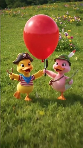“Yellow Duck & Pink Duck: Who Is Sillier? | Funny Cute Duck Animation Short”