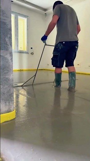 Self-leveling floor installation