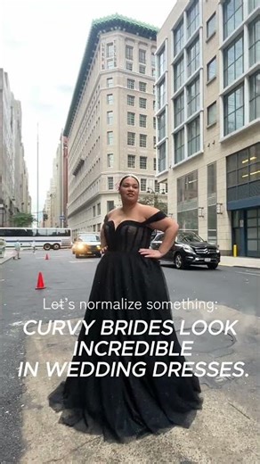 If you’re a curvy bride worried you won’t find a wedding dress that truly suits you, watch this.