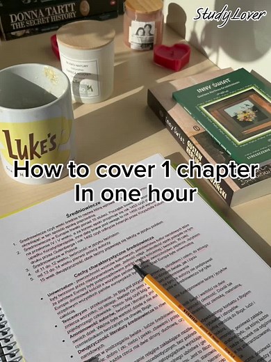 Efficient Study Techniques: How to Cover 1 Chapter in One Hour