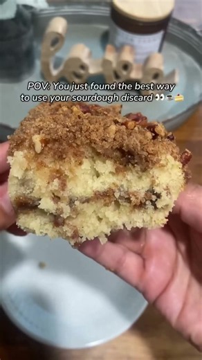 The PERFECT Sourdough Discard Coffee Cake Recipe