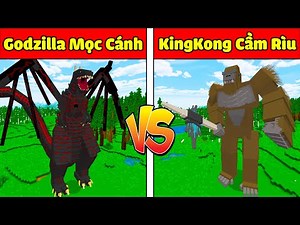 JAYGRAY THÍ NGHIỆM GODZILLA MỌC CÁNH SIÊU MẠNH TRONG MINECRAFT*SHIN GODZILLA TIÊU DIỆT VUA KING KONG