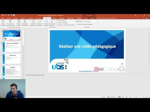 Enregistrer un diaporama sonorisé avec Microsoft Powerpoint