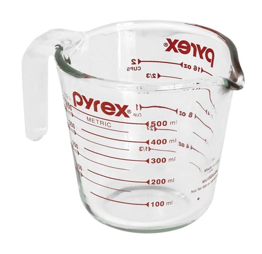 Pyrex® Original's 2-Cup Glass Measuring Cup, 2-Cup Glass Measuring Cup - Walmart.ca