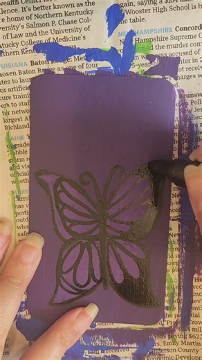 Day 36 of creating my own oracle deck #create #oraclecards #connected #crownchakra #diy