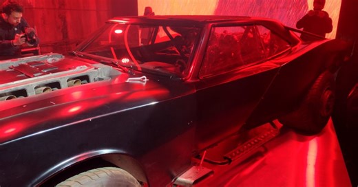 The Batmobile From The Batman As Seen Underneath London, Today