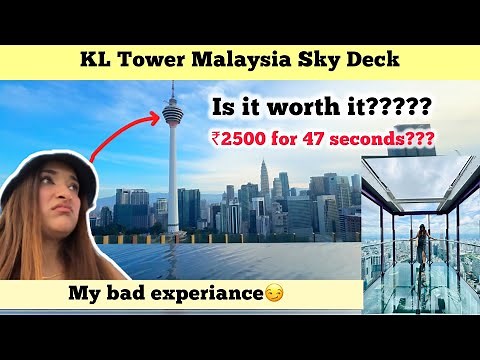 Kl tower malaysia skydeck review | Menara kuala lumpur tower skybox observation deck experience