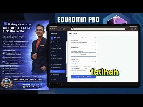 Demo Fitur Lengkap EduAdmin Pro