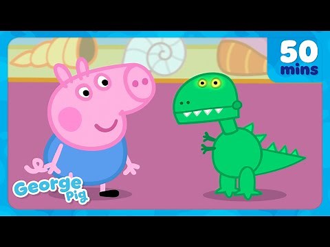 George Pig's Brand New Dinosaur Toy 👔 Peppa Pig Full Episodes | 50 Minutes | George Pig