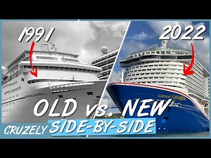 See the BIG Difference Between a 31-Year Old Cruise Ship and a New One (Side-By-Side Comparison)
