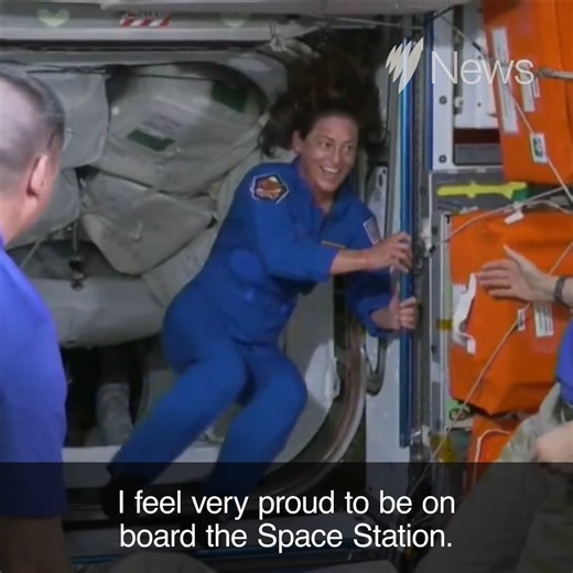 7.2K views · 218 reactions | Astronaut Nicole Mann has become the first Native American woman in space after she arrived at the International Space Station. She reveals the cultural item she took with her for strength. Read more: https://trib.al/B3Vymzn | SBS News | Facebook