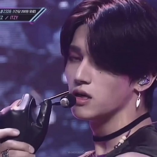 The way his choker literally SNAPPED in the last clip like … bye- #wooyoung #ateez #atiny #woosan #에이티즈 #ateezatiny #fyp #kpop #kpopfyp #ateezedit