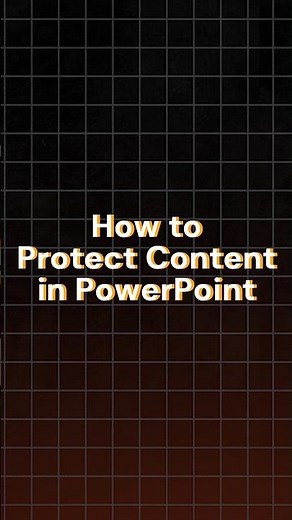 Not even my boss can edit my PowerPoint slides. How to protect content in PowerPoint. #powerpoint