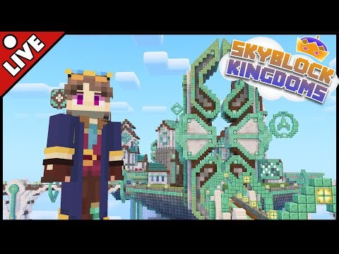 🔴 Creative Building, Chatting with YOU, Painting My Nails | Skyblock Kingdoms