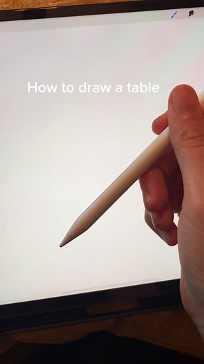 How to Draw a Table Tutorial