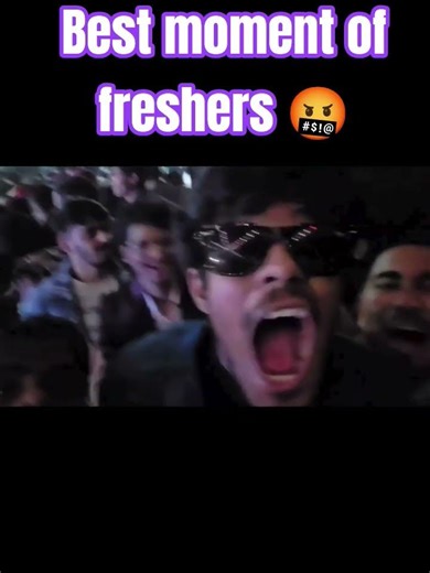 Best Moment of freshers😂 #dtufreshers#collegelife#campuslife#iitmotivation#iitjee#freshersparty#fun