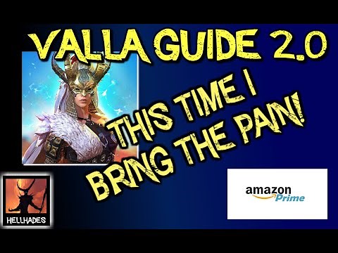 RAID: Shadow Legends | Valla Champion Guide 2, THIS TIME I BUILT HER FOR DAMAGE! NM Campaign farmer?