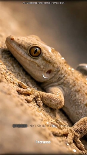 Gecko lizard hydrophobic skin #facts #viral