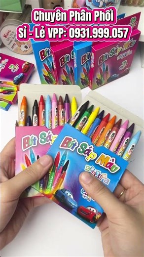 Sáp Tô Màu Cr03 Nhỏ Nhắn, Xinh Xắn - Giúp Bé Học Vui Mỗi Ngày.