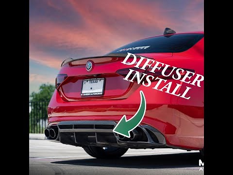 Installing Alfa Romeo Diffuser-Step by Step