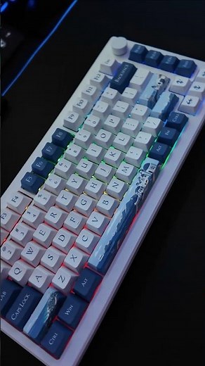 Unboxing the Akko MOD 007B HE PC Santorini 🌊✨ Clean build, smooth sound #pcgaming #gamer #keyboard