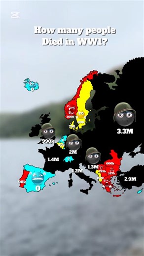 How many people died in WW1?