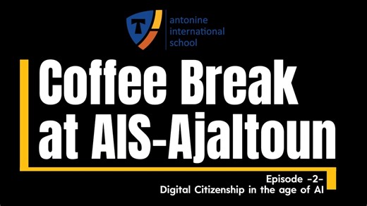 Antonine International School - Ajaltoun on Instagram: "Coffee Break at AIS-Ajaltoun – Episode 2 AI is powerful. But responsibility and values are stronger. In this episode of Coffee Break at AIS-Ajaltoun, we explore how students can use AI safely, ethically, and wisely. 🎙️ Smart Tech. Safe Choices. Watch now. L’Intelligence Artificielle est puissante. Mais la responsabilité et les valeurs le sont davantage. Dans cet épisode de Coffee Break à l’AIS-Ajaltoun, nous explorons comment les apprenant