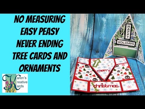Crealies Never Ending Tree Cards In Minutes