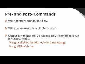 Using Pre- and Post- Commands in Control-M Jobs
