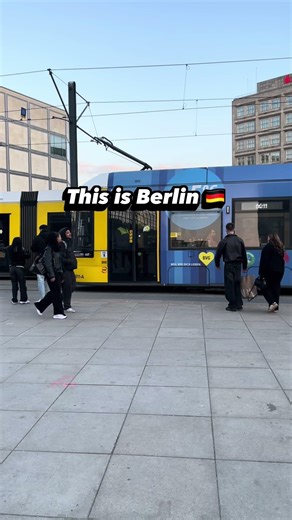 Perfect Timing in Berlin 🇩🇪 🚋 #shorts