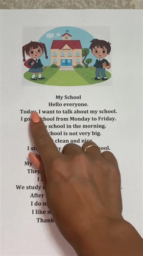 My School: A Look Inside for English Learners