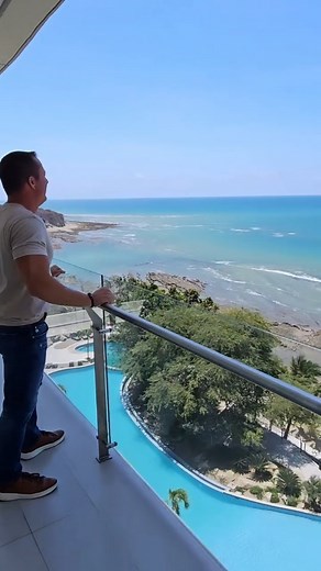 Ecuador Shores Realty on Instagram: "🌴 New Listing Alert: Total-Level Luxury Condo with Breathtaking Pacific Views! 🌴 How much would you expect to pay for almost 2,100 sq ft, three-bedroom, 3.5-bath total-level condo with direct elevator access into your living room? 😲 This 194 m² / 2,088 sq ft beauty comes with an oversized wraparound balcony and everything looking out over the Pacific Ocean! Resort-style amenities include: 🏊‍♂️ Resort-style swimming pool plus lap pool 💦 Multiple Jacuzzi w