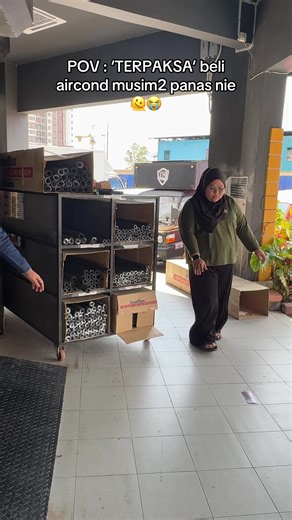 POV : ‘TERPAKSA’ beli aircond musim2 panas nie🫠😭🥹#sepang #dengkil #bandarbarusalaktinggi #aircondmurah #pasangaircondmurah