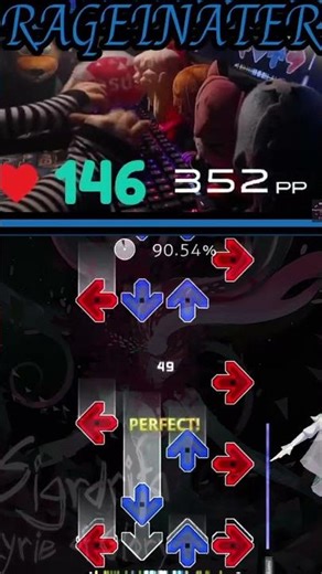 8.2* GODMODE On SIGRDRIFA... #osu #femboy #osugame #osumania #osumania4k #godmode #vsrg #fnf